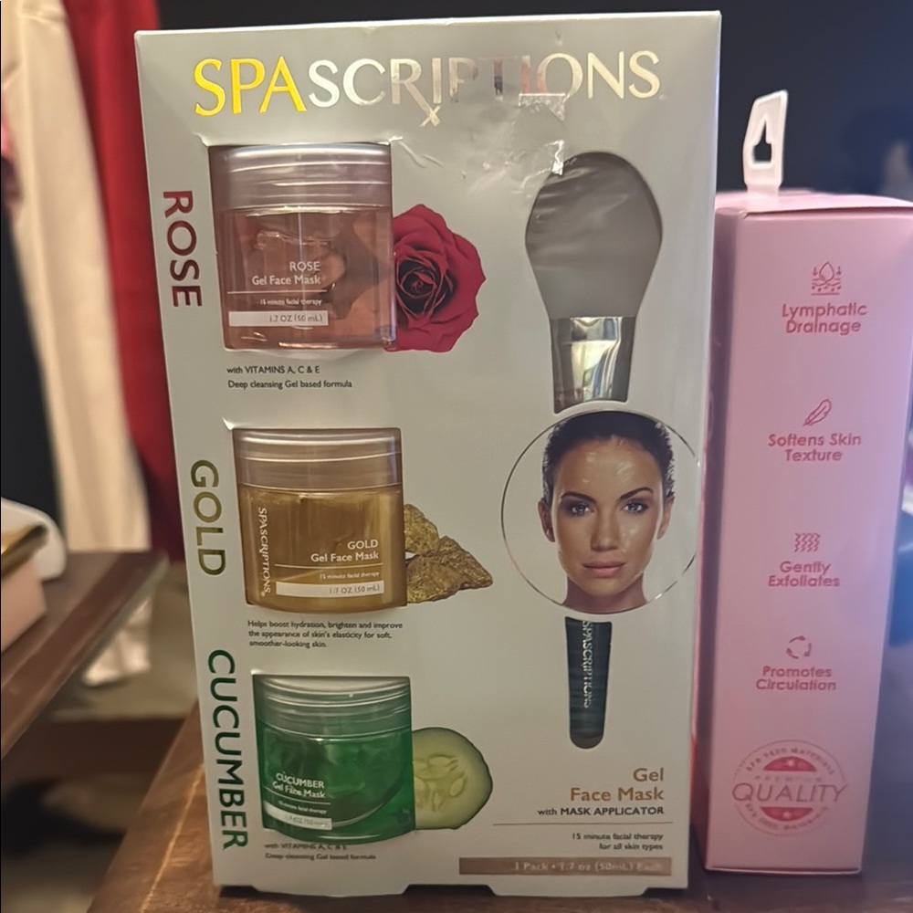 Spascriptions Gel Face Mask Set with Applicator